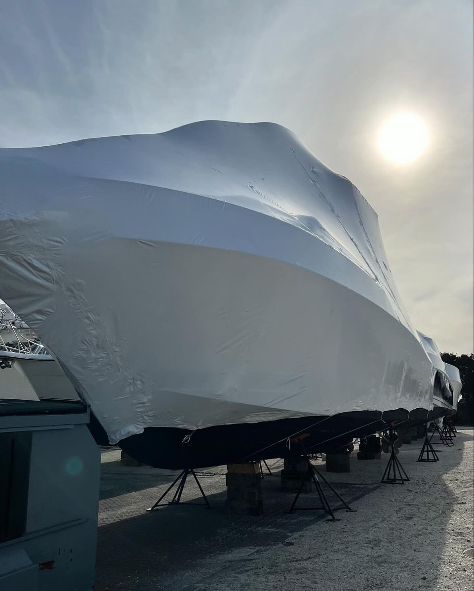 Boat Shrink Wrapping